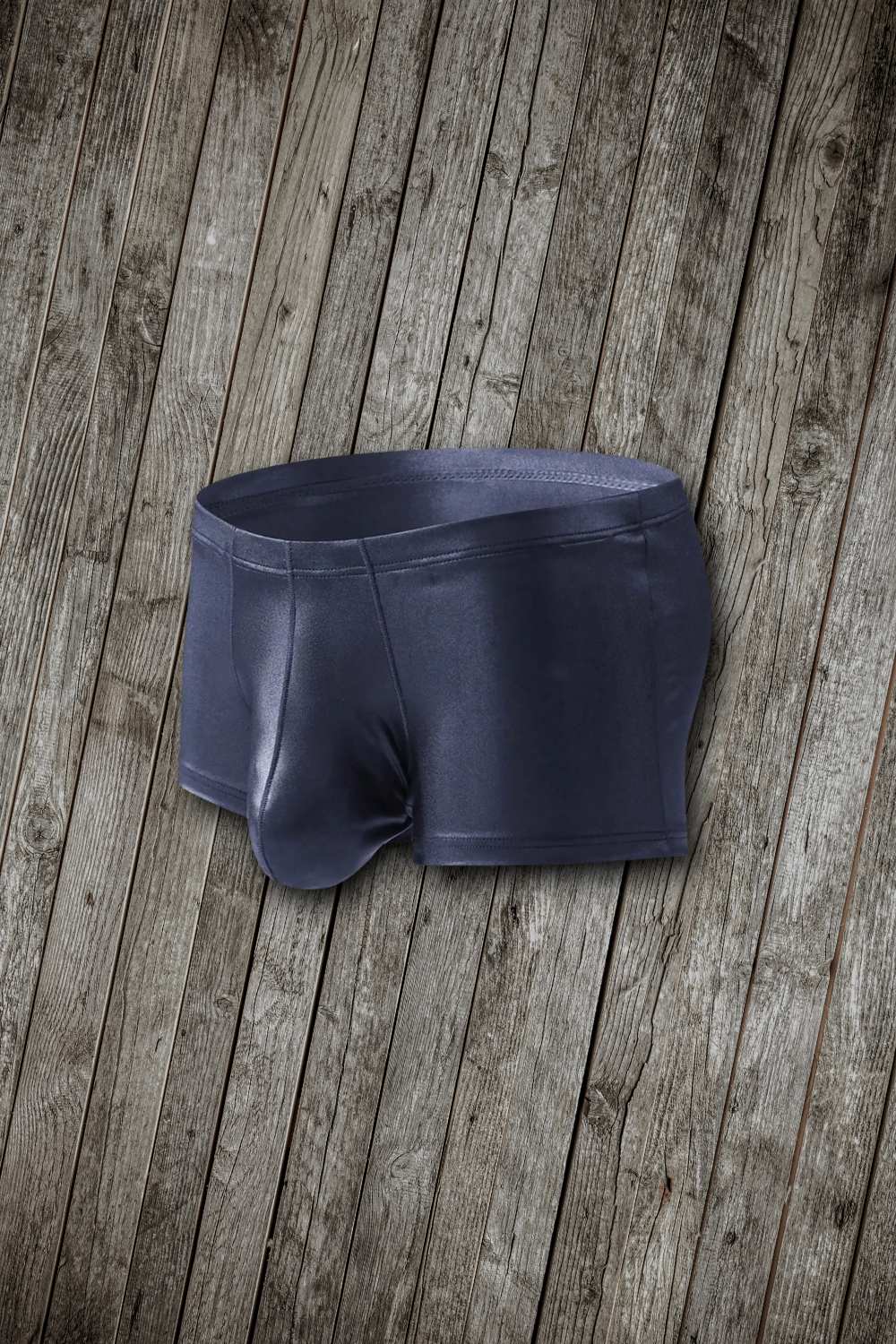 Olaf Aquario. Shiny Shorts. Blue Dark