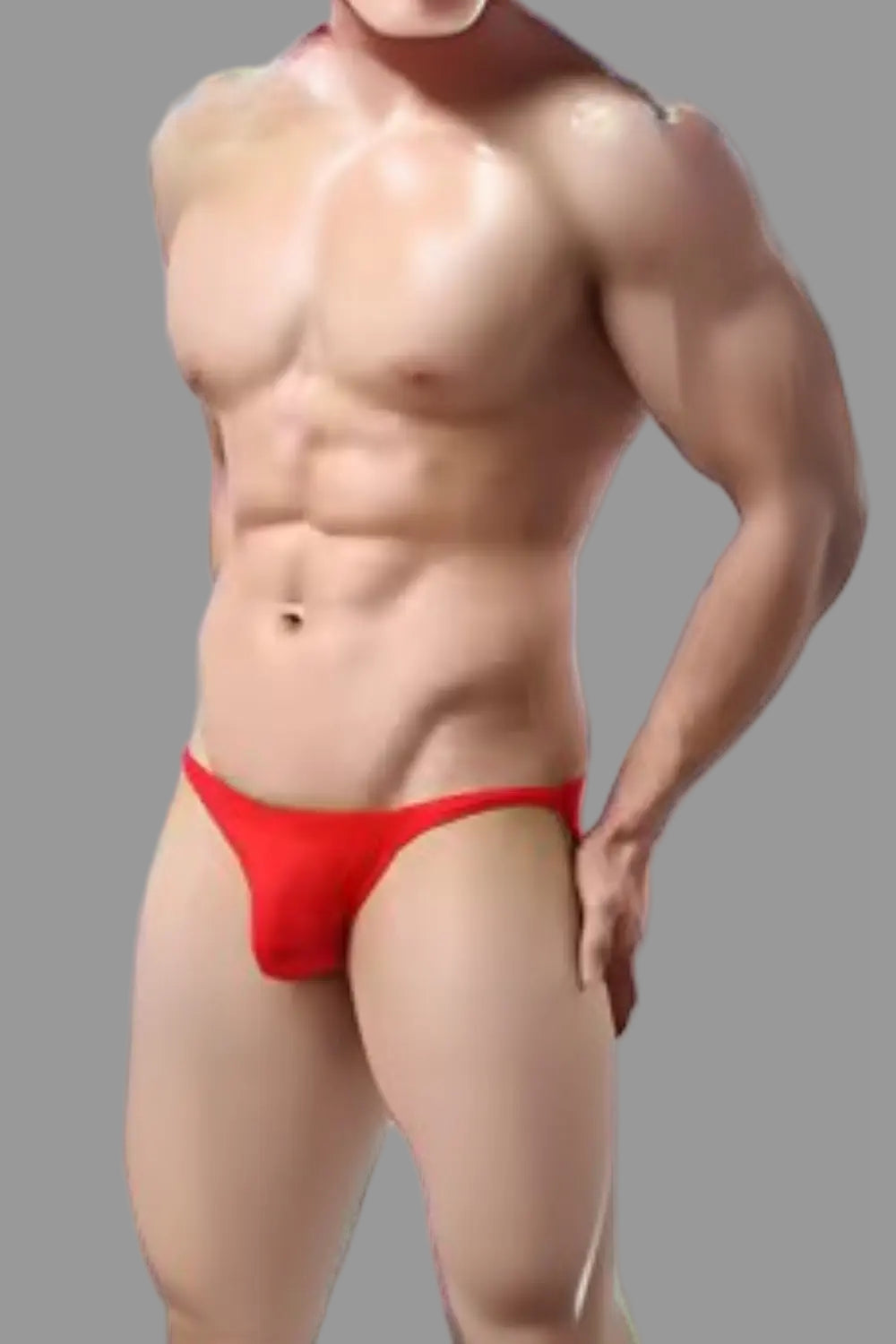 Cotton Soft Mini Briefs. Red