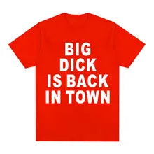 Maskulo Berlin red and white Round Neck Cotton T-Shirt. Breathable, perfect for daily wear in Spring and Summer.