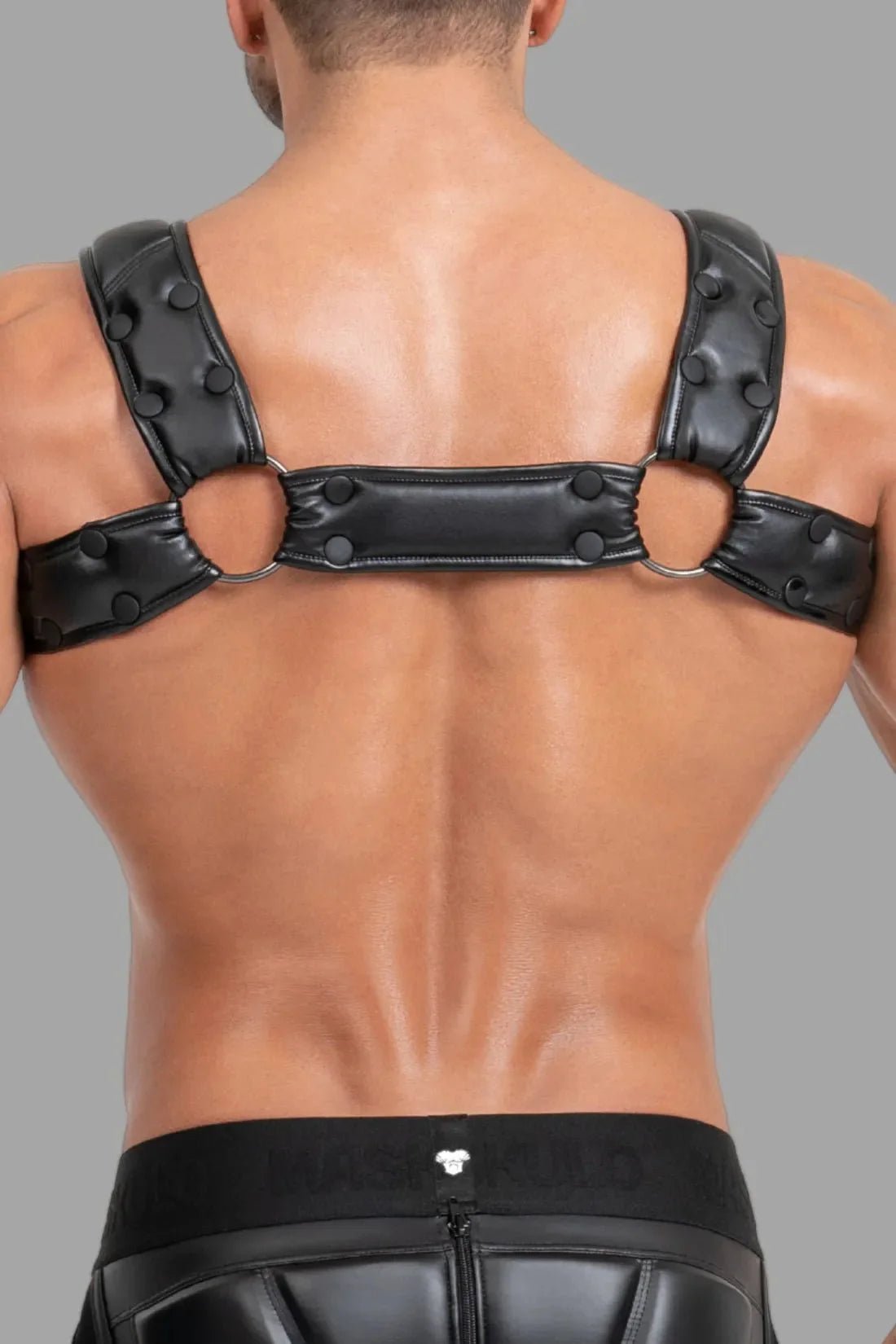 Body Harness with Push - up Effect. Black - MHR121 - Y5 - www.maskulo.berlin - Local store
