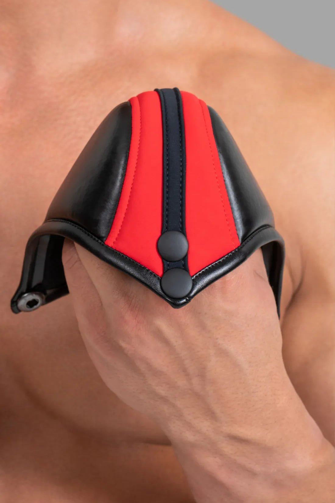 Briefs with Pads. Black+Red - MBR130 - Y1 - www.maskulo.berlin - Local store