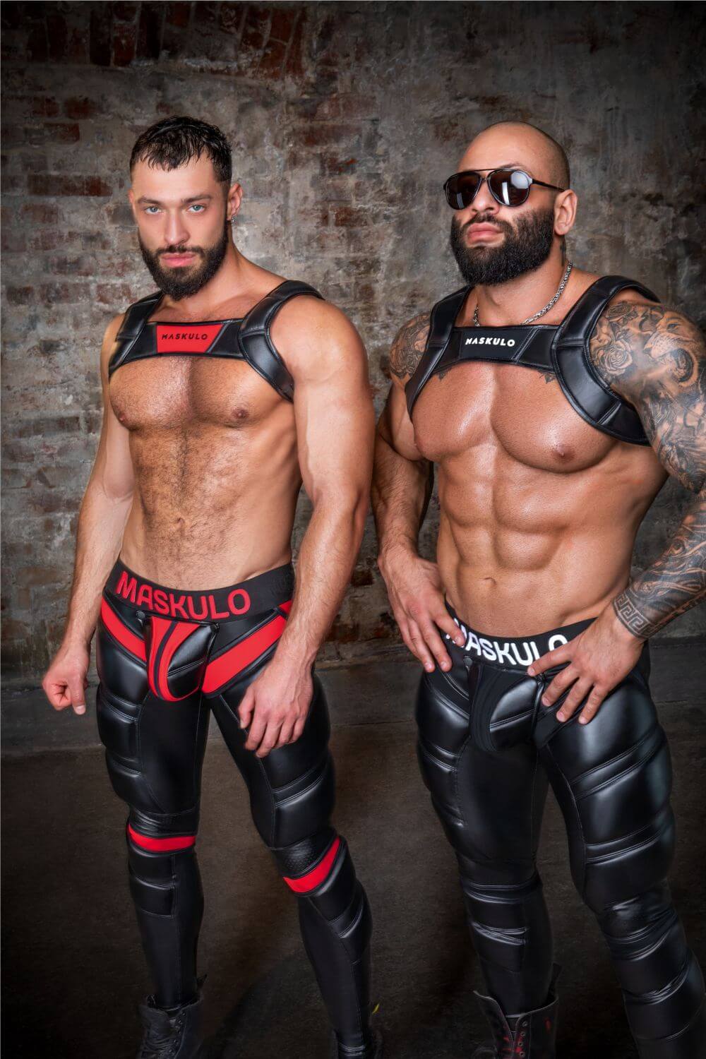 Bulldog Harness with 3D Logo. Black - MHR118 - Y5 - www.maskulo.berlin - Local store