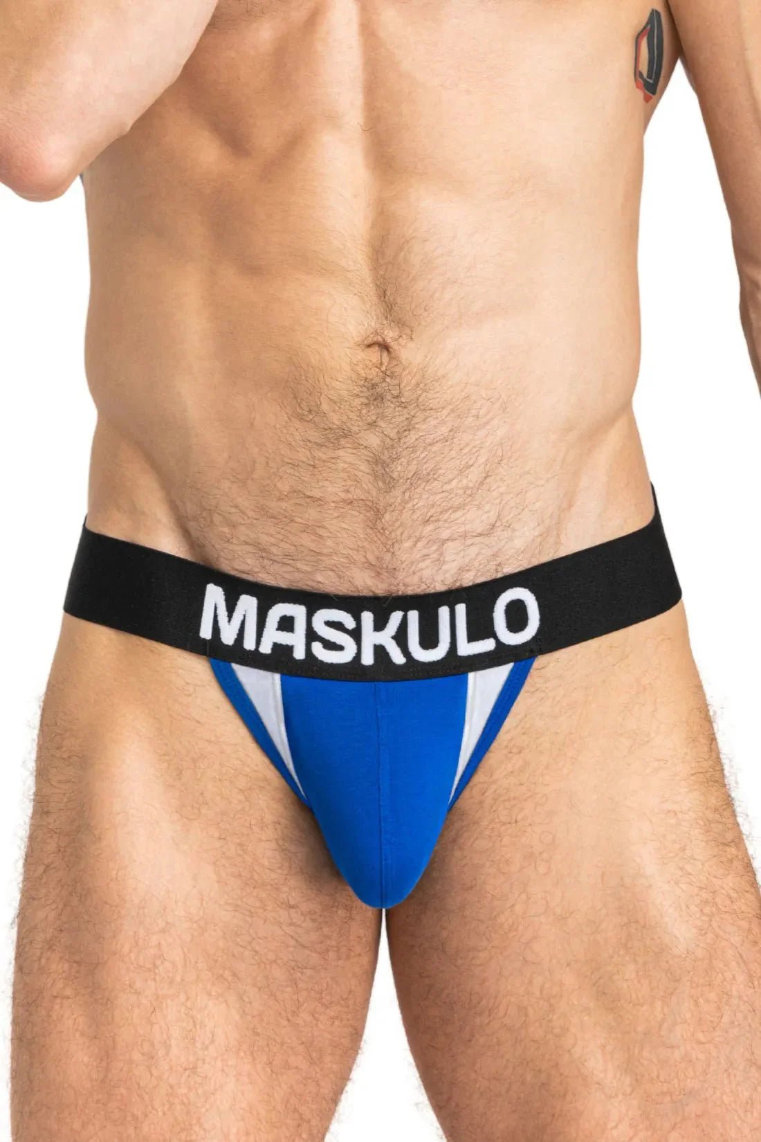 Captain - A Jock O - INSIDE - POUCH. Blue and Black - MJS155 - Y2 - www.maskulo.berlin - Local store