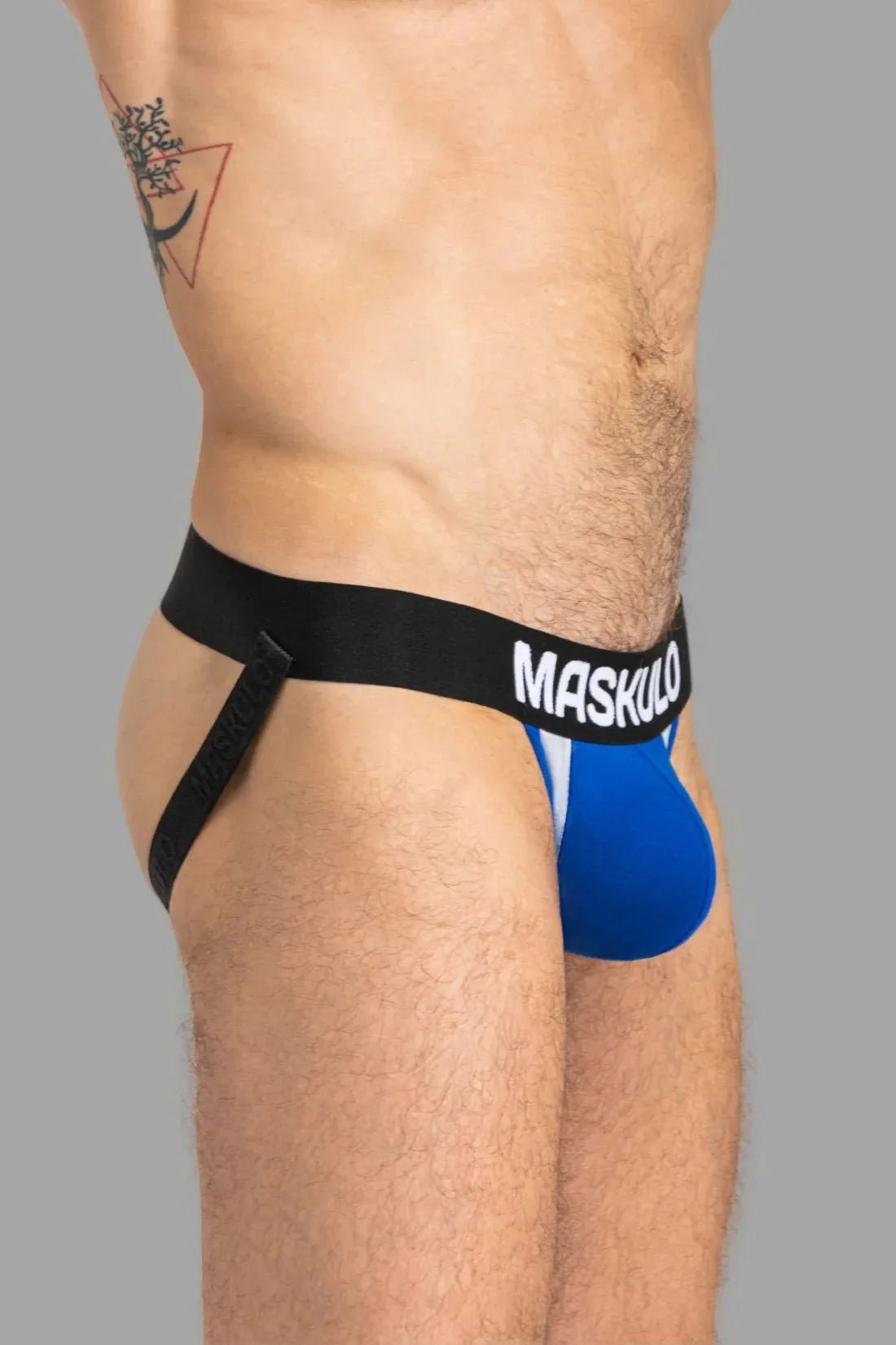 Captain - A Jock O - INSIDE - POUCH. Blue and Black - MJS155 - Y2 - www.maskulo.berlin - Local store