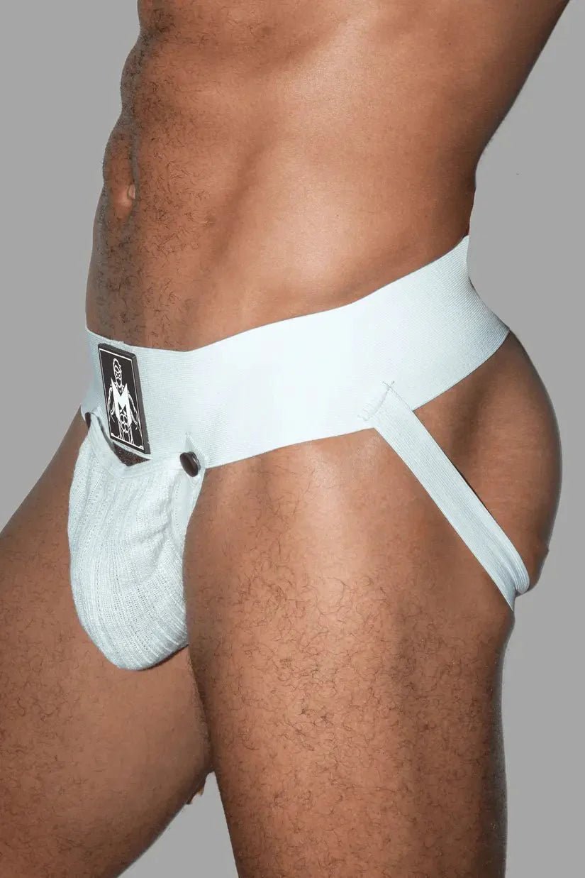Eugene Cyclone. Jockstrap with Removable Pouch. White - MJS189 - Y1 - www.maskulo.berlin - Local store