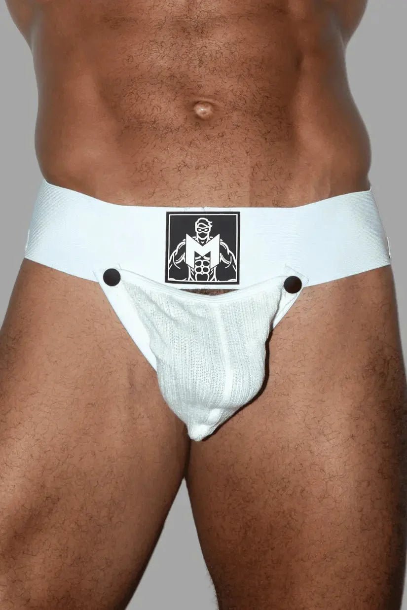 Eugene Cyclone. Jockstrap with Removable Pouch. White - MJS189 - Y1 - www.maskulo.berlin - Local store