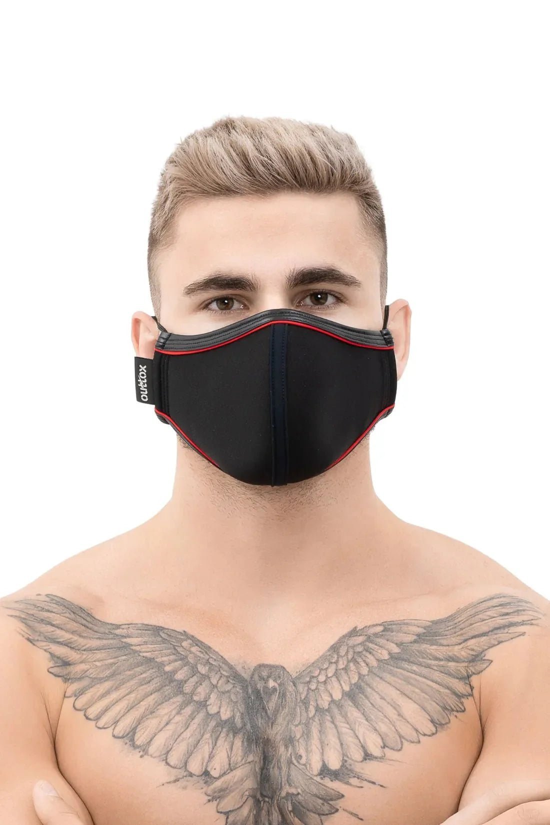 Everyday Mask. Black And Red - XAC101-YX - www.maskulo.berlin - Local store