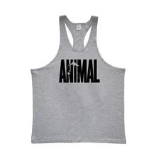 Gym Tank Top 'Animal'. Gray - NTP313-Y1 1 - www.maskulo.berlin Local City Store