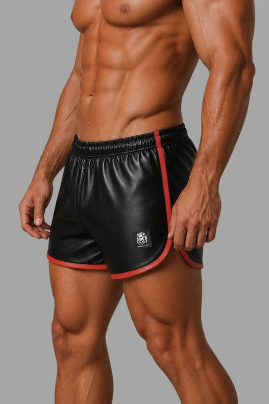Irvin Powern Jogging Shorts. Red - MSH254-Y1 2 - www.maskulo.berlin Local City Store
