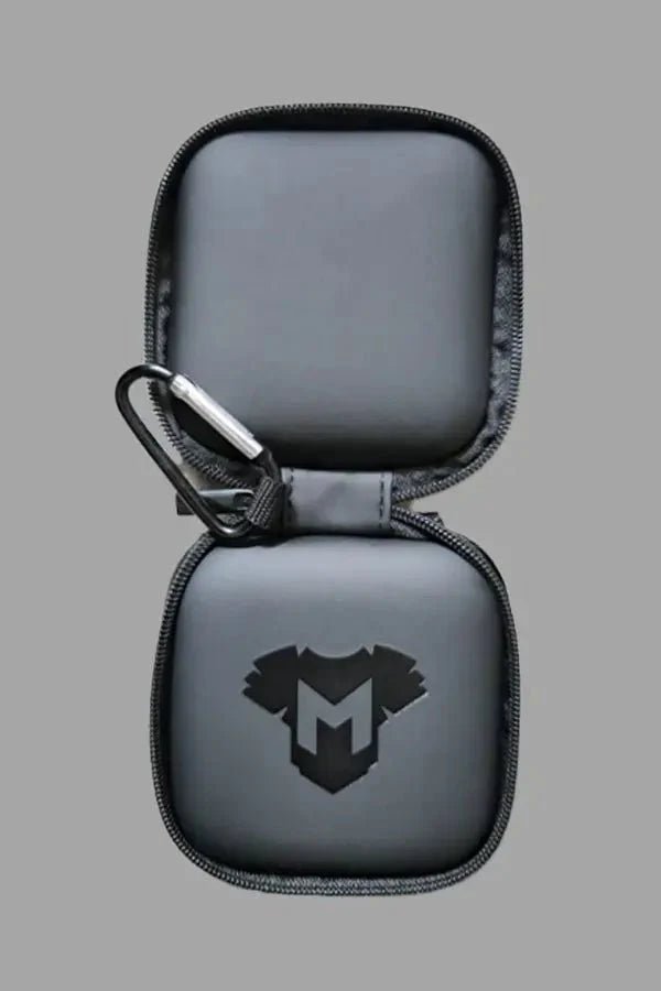Jax Wanderlust. Mini Zip - Case with Carabiner. Black - MCS101 - YX - www.maskulo.berlin - Local store