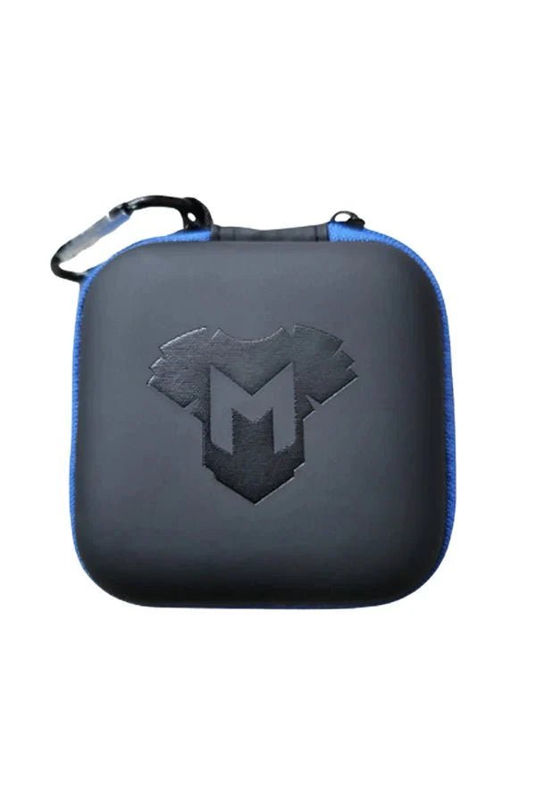 Jax Wanderlust. Mini Zip - Case with Carabiner. Black + Royal Blue - MCS105 - YX - www.maskulo.berlin - Local store