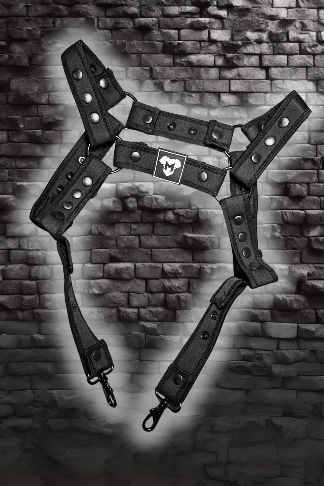 Jaxon Hexguard. Neoprene body harness. Black - MHR192 - YX - www.maskulo.berlin - Local store