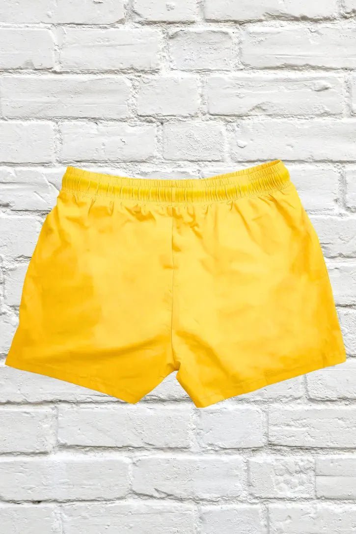 Jedd Synther Soft Shorts with Zip Pockets. Yellow Lemon - MSH270 - Y1 - www.maskulo.berlin - Local store