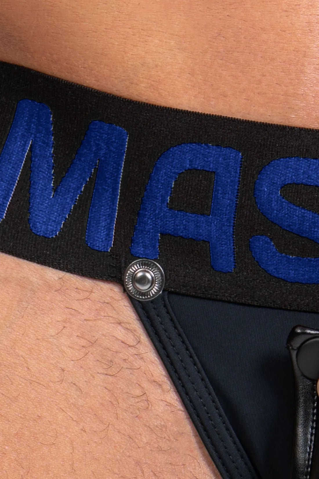 Jock 'Big Bulge'. Black + Blue Royal - MJS144 - Y1 - www.maskulo.berlin - Local store