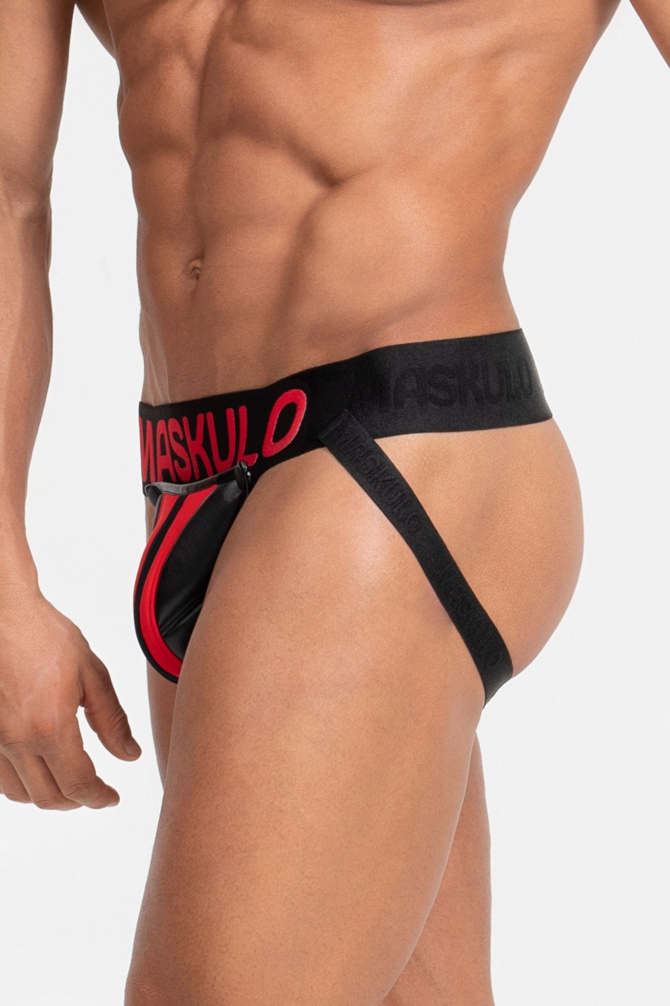 Jock 'Big Bulge'. Black+Red - MJS143 - Y1 - www.maskulo.berlin - Local store
