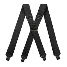 X-Back Suspenders with Plastic Buckles. Black - NQ2312-YX 1 - www.maskulo.berlin Local City Store