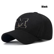 Letter M Premium Cotton Baseball Cap - NQ1337-YX 1 - www.maskulo.berlin Local City Store