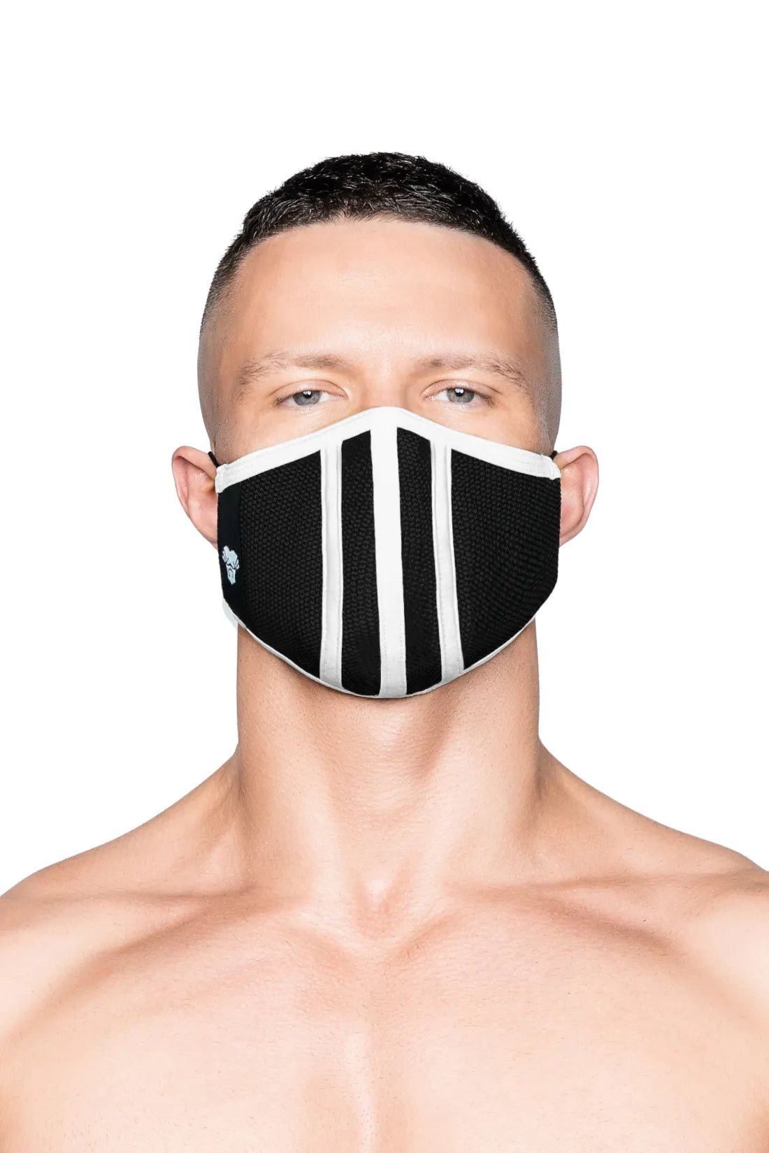 Life 3D Mask. White+Black - MAC109-YX - www.maskulo.berlin - Local store