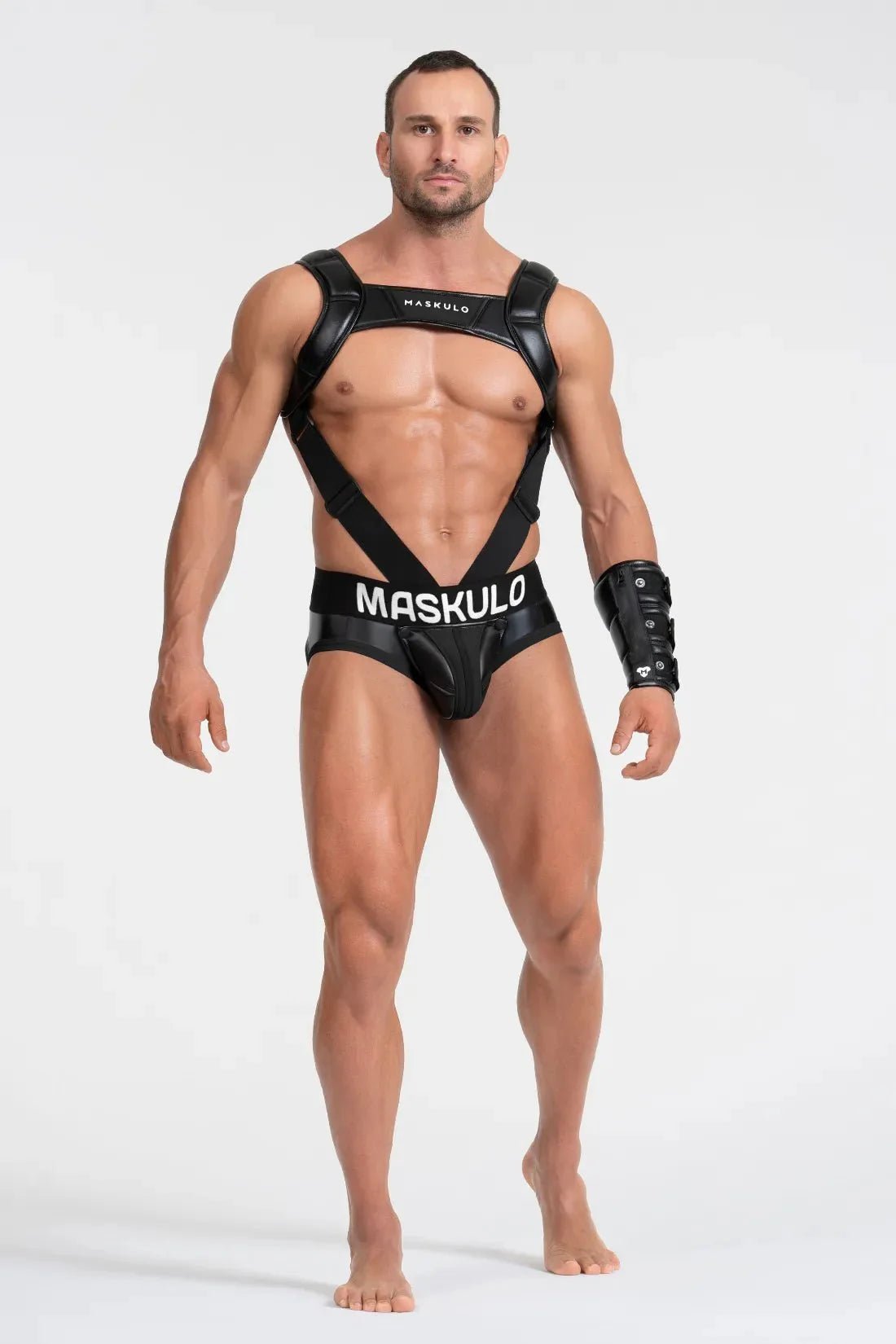Maskulo Briefs with Pads. Black - MBR132 - Y5 - www.maskulo.berlin - Local store