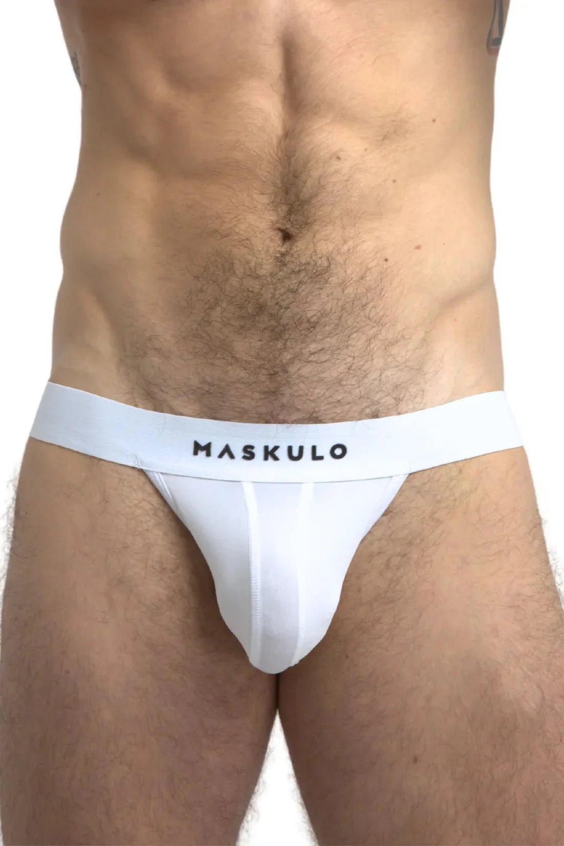 Microfiber Jock. White - MJS107 - Y4 - www.maskulo.berlin - Local store
