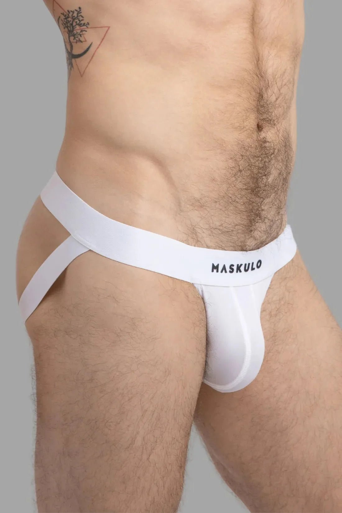 Microfiber Jock. White - MJS107 - Y4 - www.maskulo.berlin - Local store