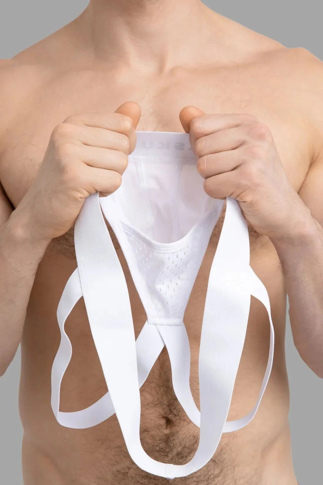 Microfiber Jock. White - MJS107 - Y4 - www.maskulo.berlin - Local store