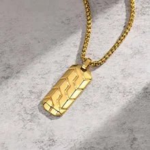 Mini Dog Tag Pendant Necklace - NQ1495-YX 1 - www.maskulo.berlin Local City Store