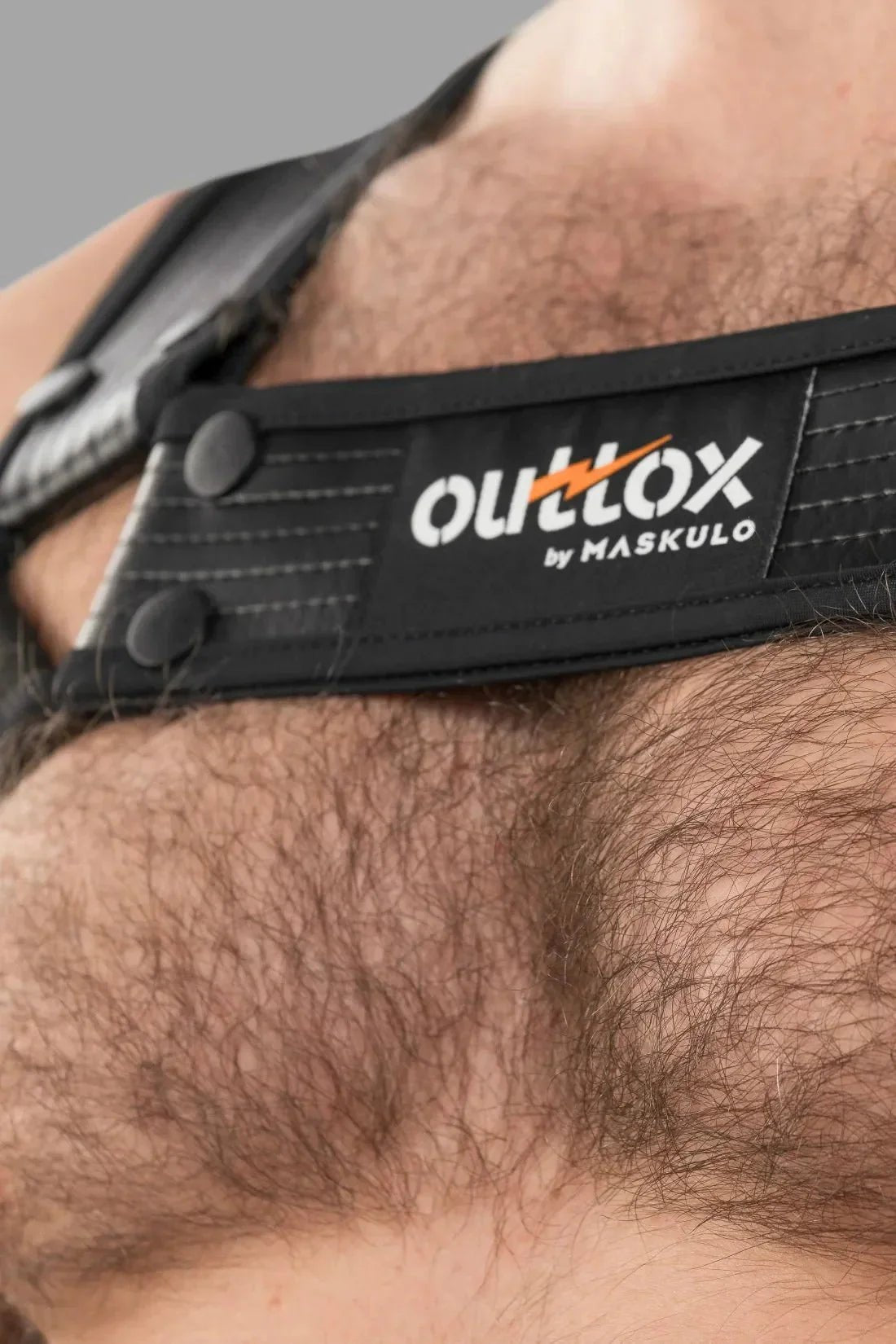 Outtox by Maskulo. Body Harness with Snaps. Black - XHR120 - Y1 - www.maskulo.berlin - Local store
