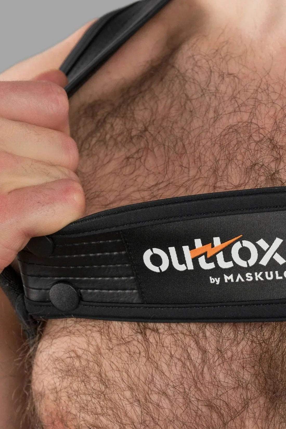 Outtox by Maskulo. Body Harness with Snaps. Black - XHR120 - Y1 - www.maskulo.berlin - Local store