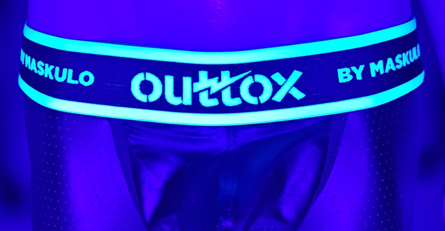 Outtox by Maskulo. Open Rear Trunk Shorts. Snap Codpiece. Black - XTR115 - Y1 - www.maskulo.berlin - Local store