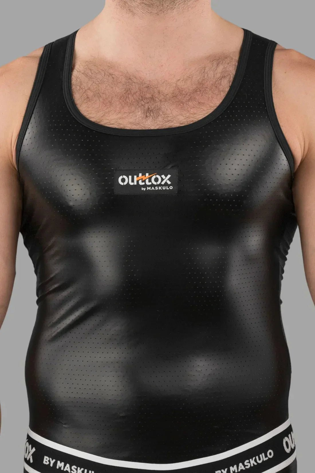 Outtox by Maskulo. Tank top. Black - XTP105 - Y1 - www.maskulo.berlin - Local store