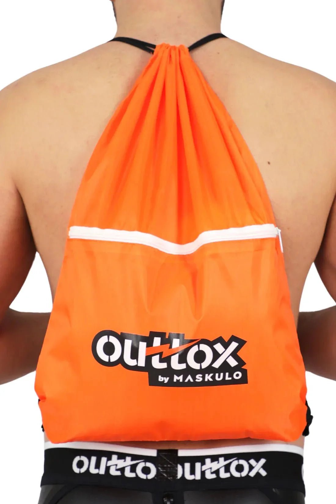 Outtox. Drawstring Bag. Orange - XBG100 - YX - www.maskulo.berlin - Local store