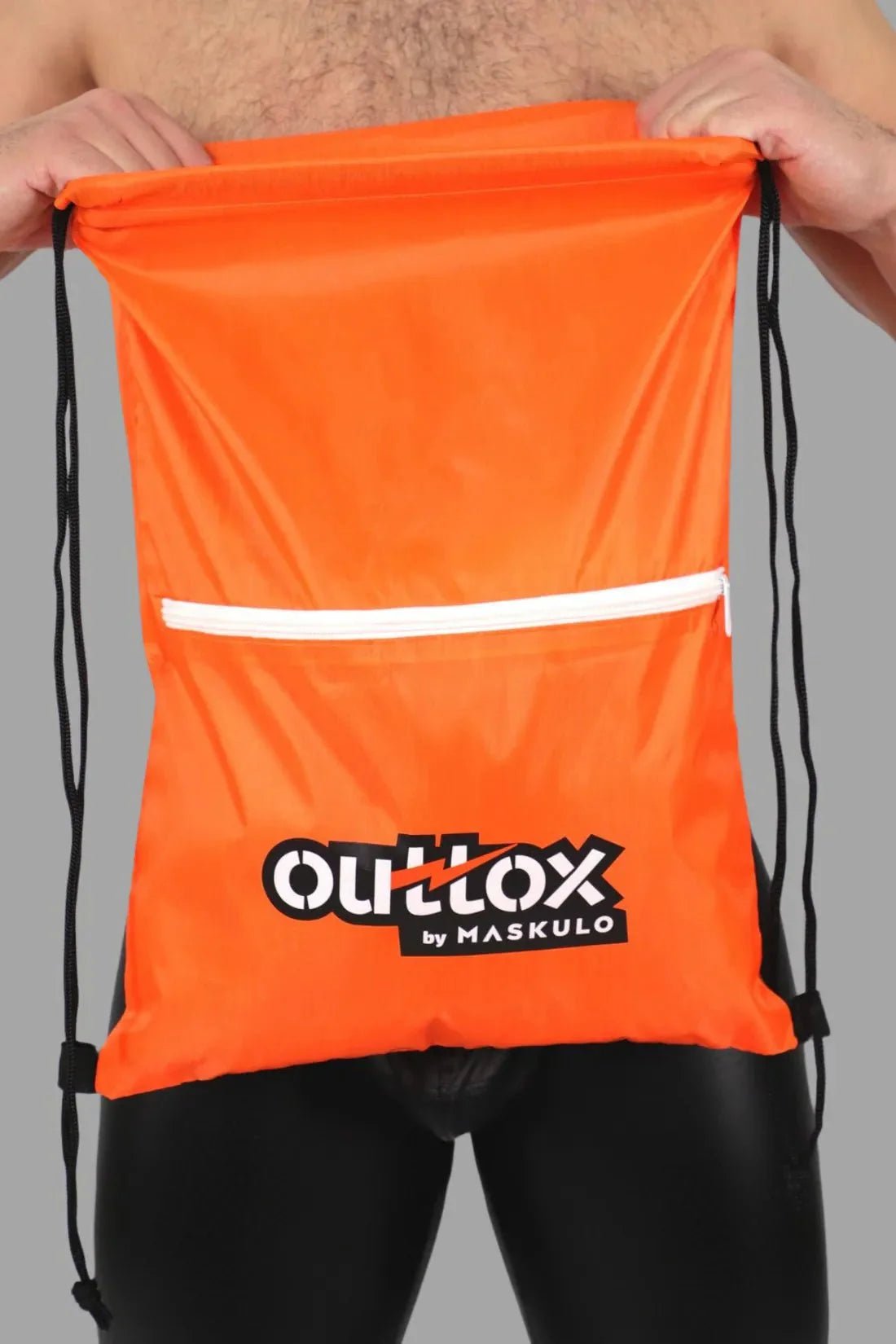 Outtox. Drawstring Bag. Orange - XBG100 - YX - www.maskulo.berlin - Local store