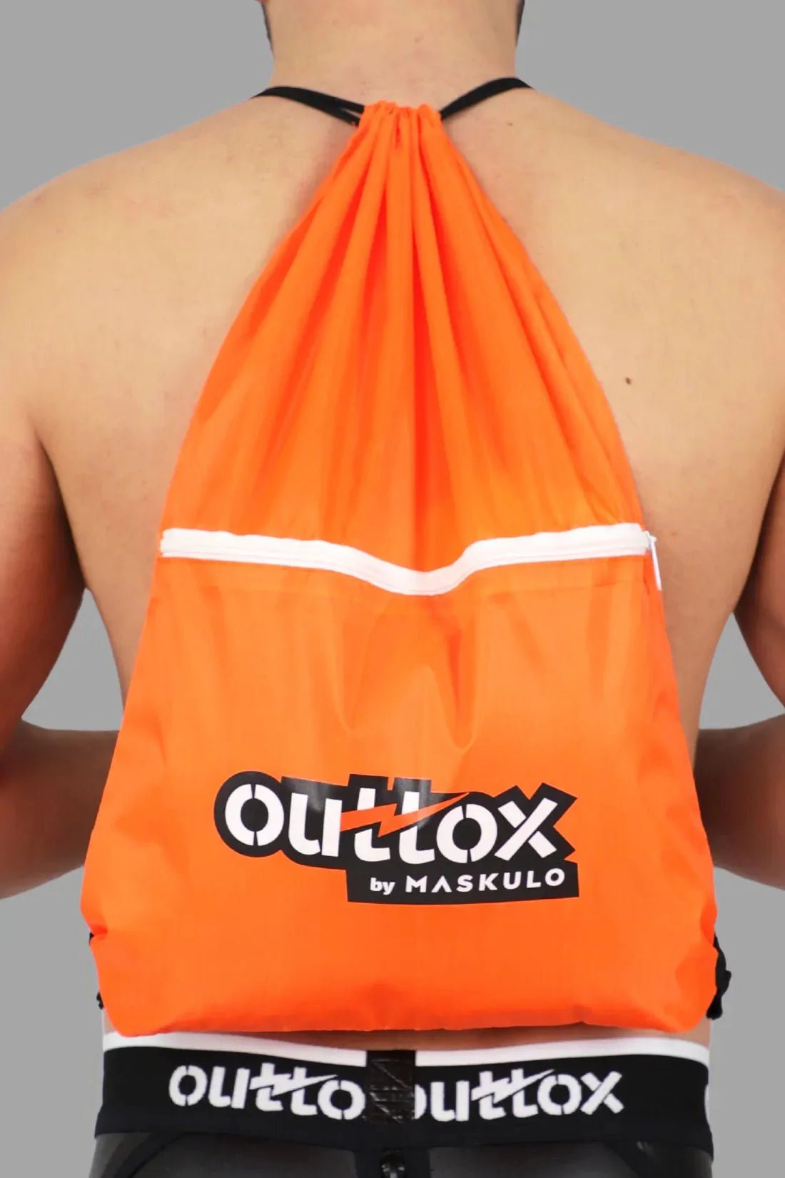 Outtox. Drawstring Bag. Orange - XBG100 - YX - www.maskulo.berlin - Local store