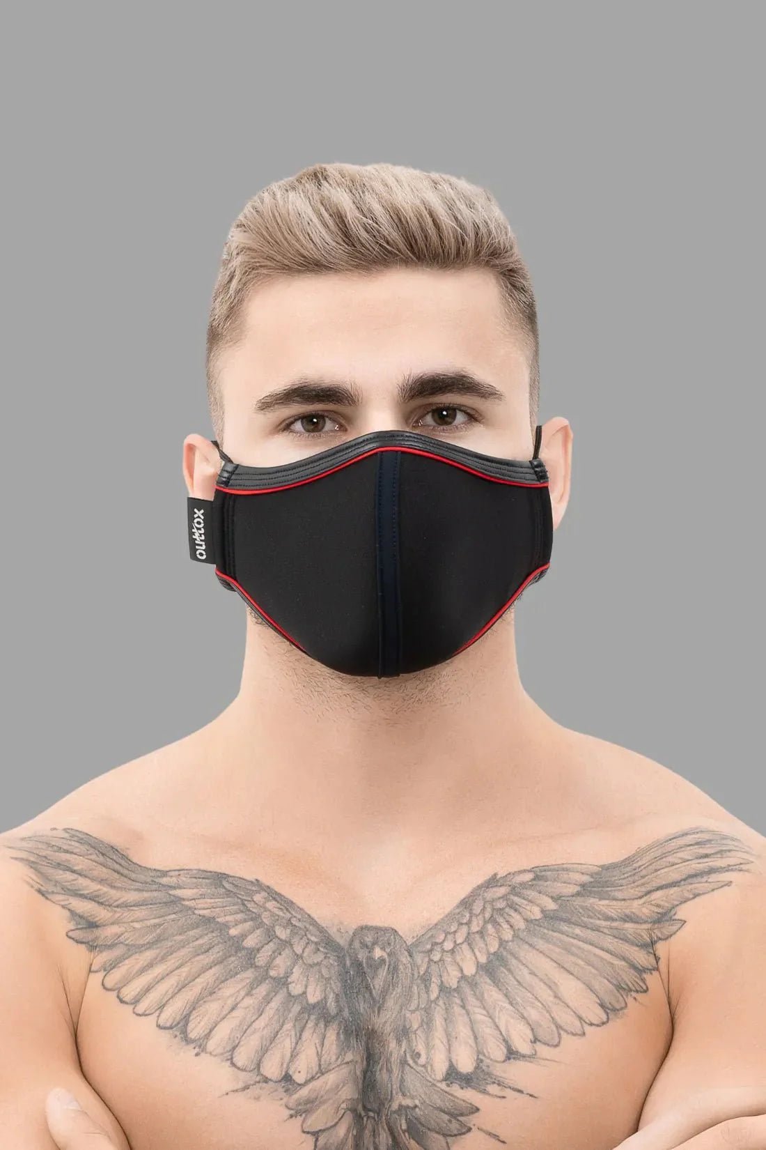Outtox. Everyday Mask. Black and Red - XAC101 - YX - www.maskulo.berlin - Local store