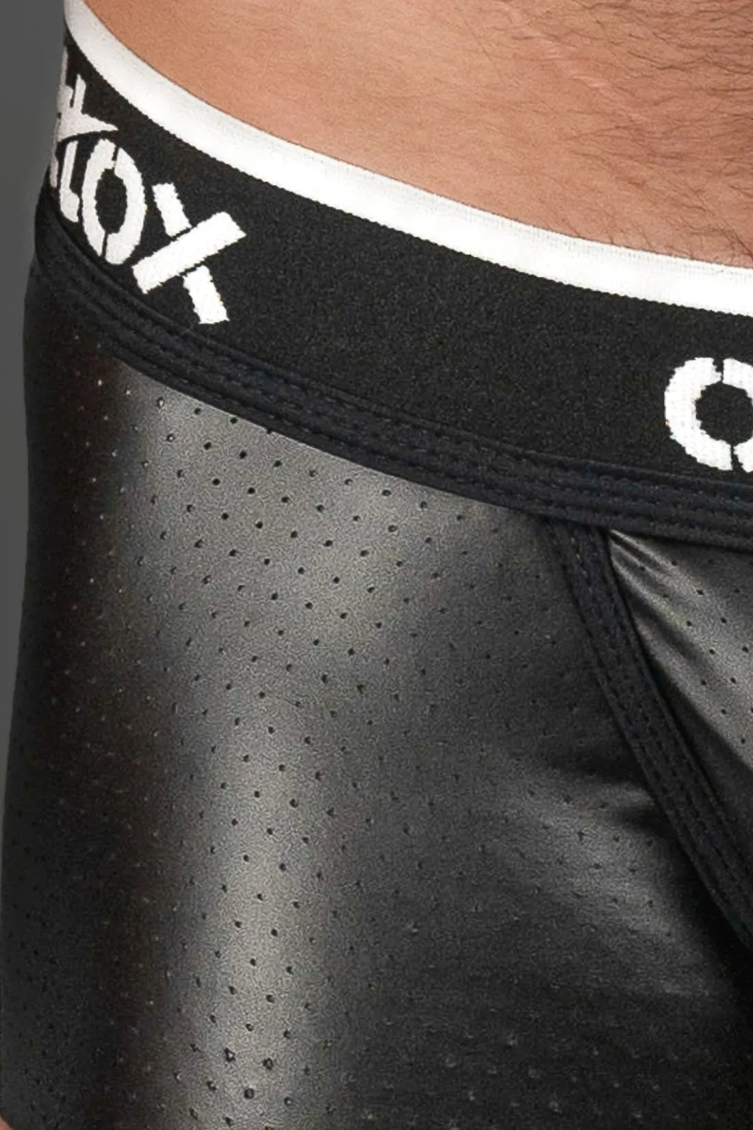 Outtox. Zippered Rear Leggings with Snap Codpiece. Black - XLG106 - Y1 - www.maskulo.berlin - Local store