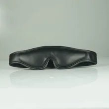 Padded Blindfold of PU Leather with Velcro - NQ1472-YX 1 - www.maskulo.berlin Local City Store