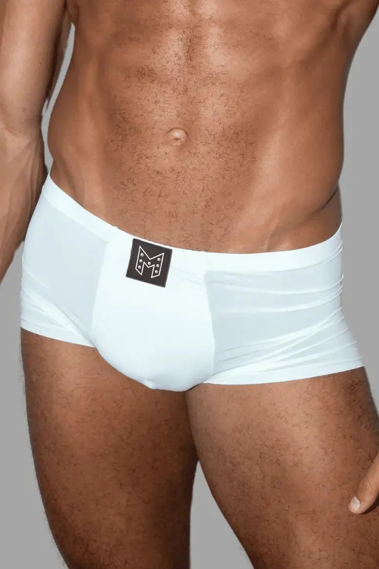 Quadron Ironsilk tight trunks. White - MTR154 - Y1 - www.maskulo.berlin - Local store