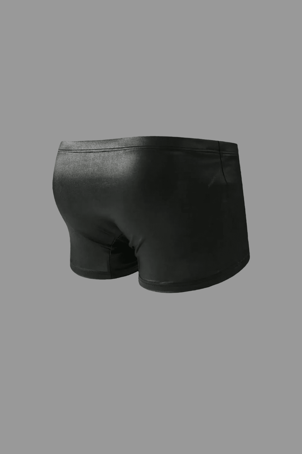 Shiny Polyester Trunk Shorts. Black - NTR317-Y1 - www.maskulo.berlin - Local store