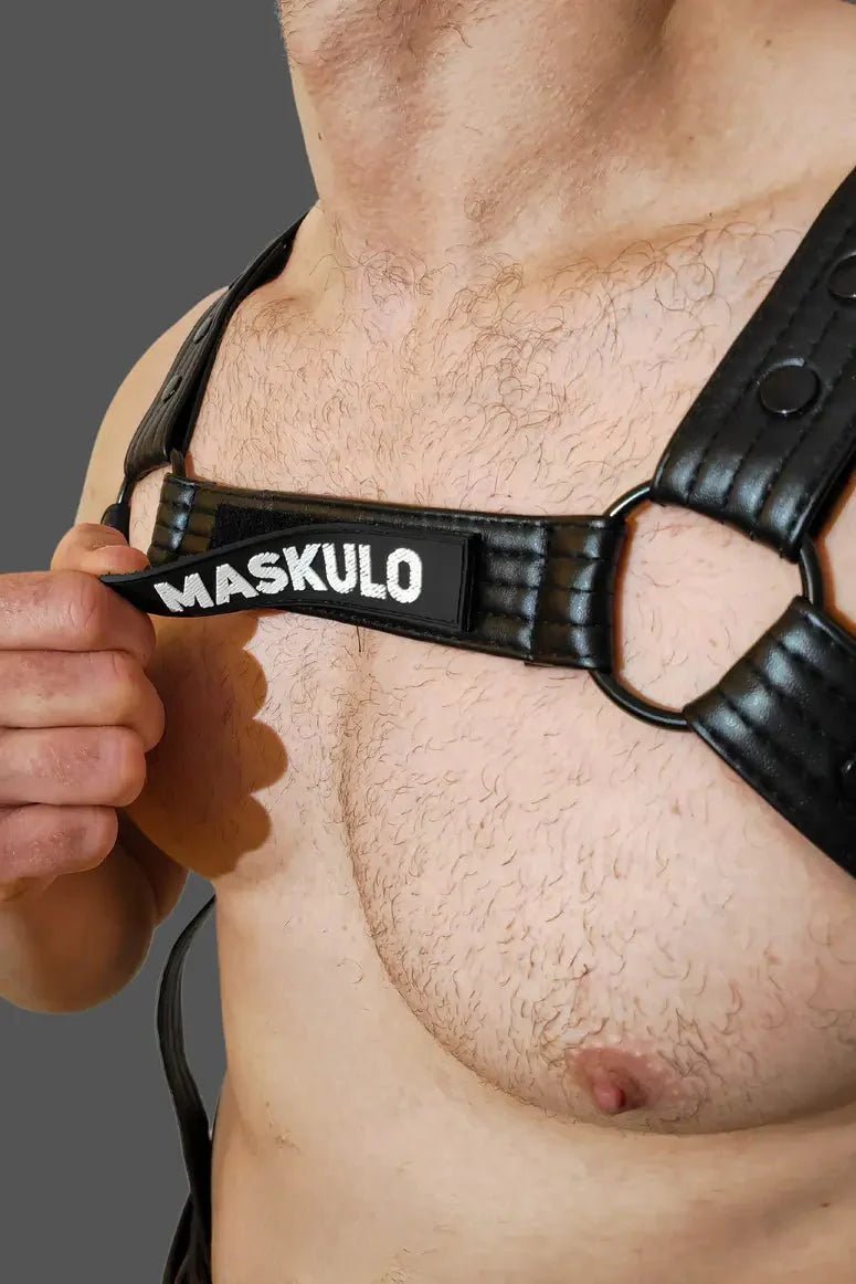 Vance Gridlock. Body Harness of PU Leather - MHR193 - YX - www.maskulo.berlin - Local store