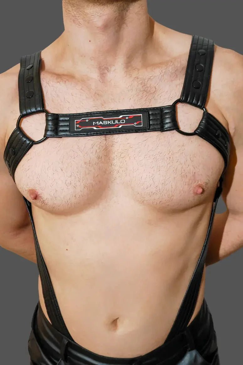 Vance Gridlock. Body Harness of PU Leather - MHR193 - YX - www.maskulo.berlin - Local store