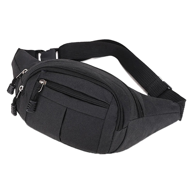 Waist bag 3 compartments with zippers - NBG322-YX 1 - www.maskulo.berlin Local City Store