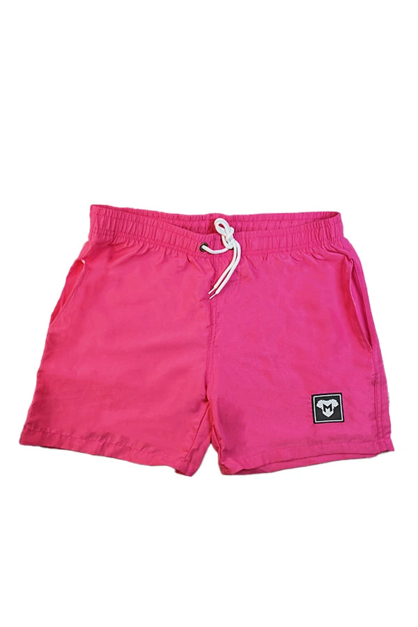 Sable Cyclone Soft-Touch Nylon Shorts. Rose Red