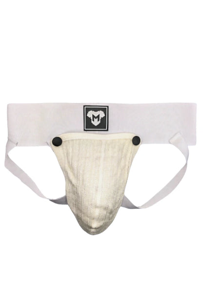 Dash Cyclone. Jockstrap with removable pouch. White