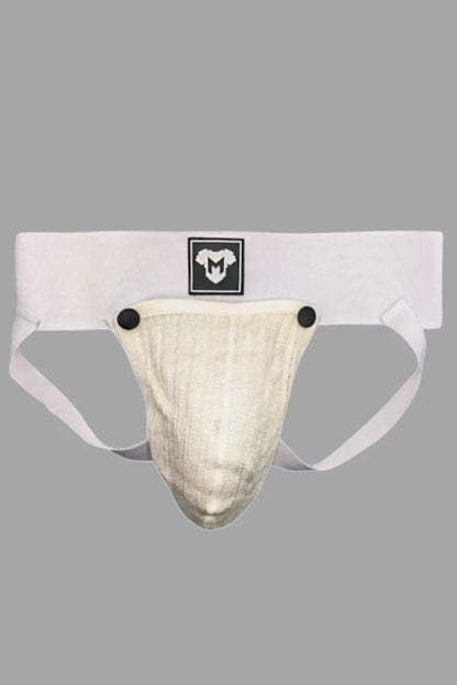 Dash Cyclone. Jockstrap with removable pouch. White