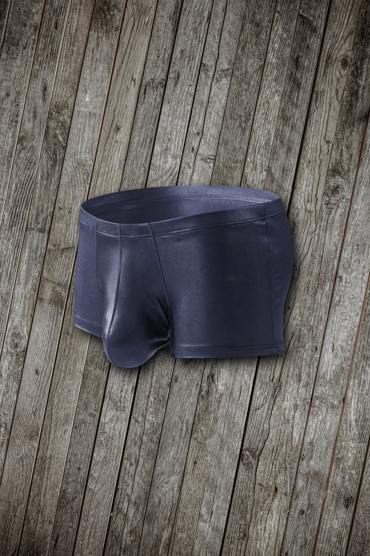 Olaf Aquario. Shiny Shorts. Blue Dark