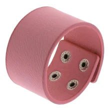 5 cm Wristband of PU Leather with Snap Buttons - NQ3351-YX - www.maskulo.berlin - Local store