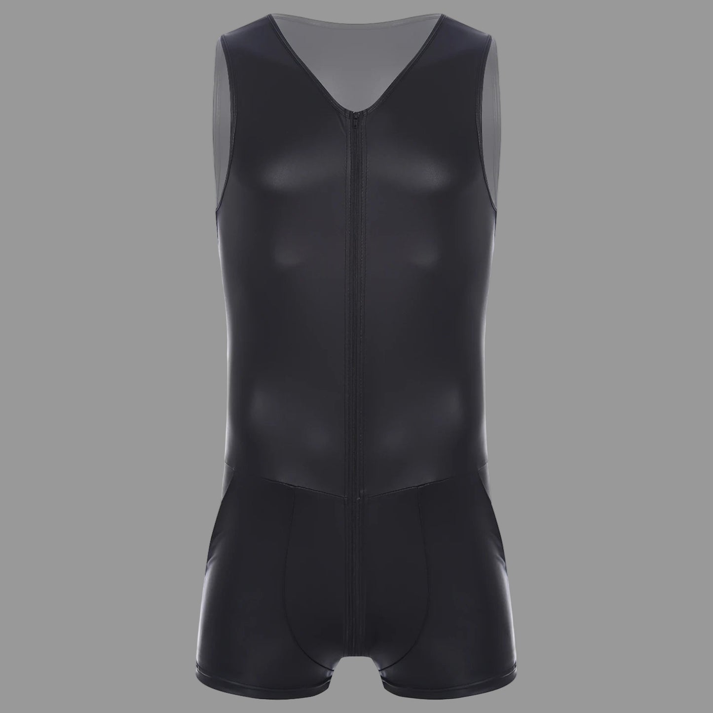 PU Wrestling singlet with side pockets