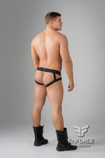 EnForce. Jockstrap with Waist-high Codpiece