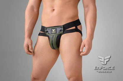 EnForce. Jockstrap with Waist-high Codpiece
